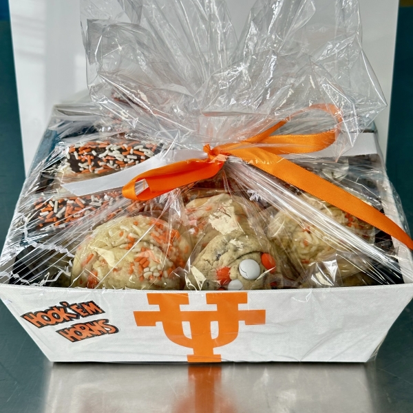 College Gift Baskets with Shookies